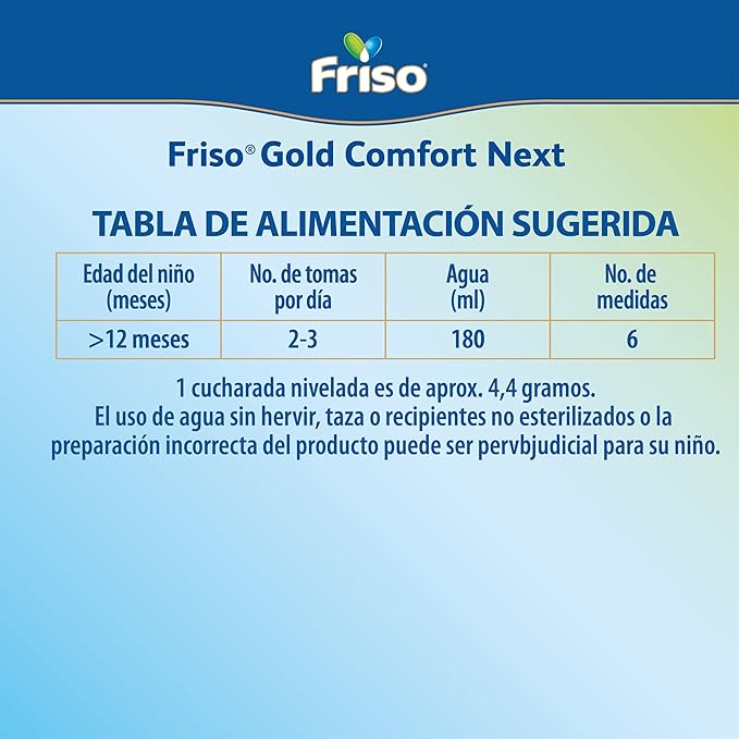 Friso Gold Comfort Next Lata 400 gr