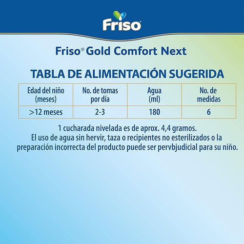 Friso Gold Comfort Next Lata 400 gr