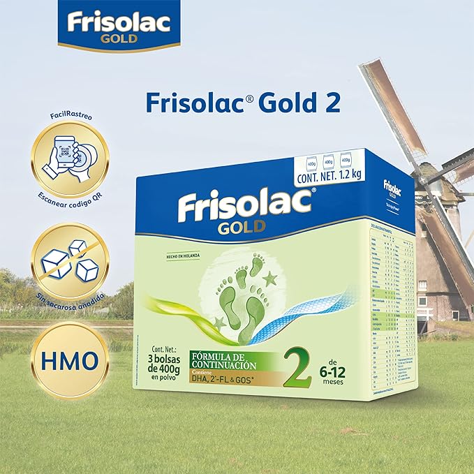 Frisolac Gold 2 Caja Con 3 Bolsas De 400 gr