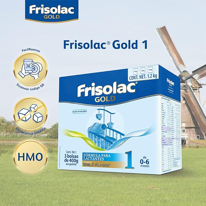 Frisolac Gold 1 Caja Con 3 Bolsas De 400 gr